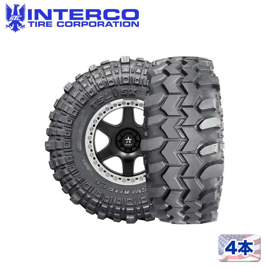 【INTERCO TIRE 正規品】17インチタイヤ 4本Super Swamper スーパースワンパー TSL SX Radial36×12.50R..