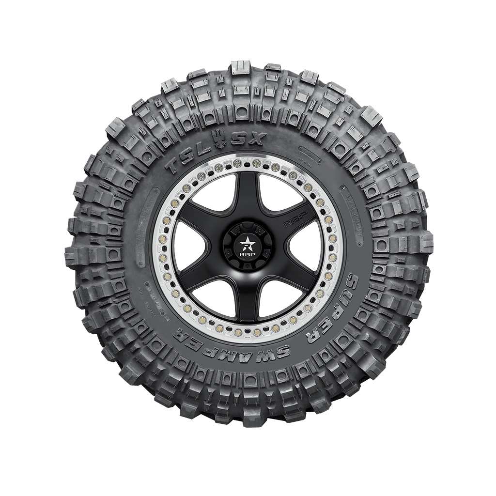 ��INTERCO TIRE �����ʡ�17����������� 5��Super Swamper �����ѡ������ѡ� TSL SX Radial36��12.50R17 �֥�å��쥿�� �饸����