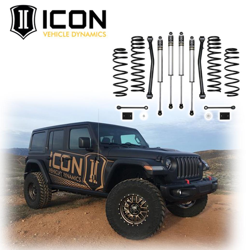 【ICON VEHICLE DYNAMICS(アイコン ビークル ダイナミクス)正規品】2.5インチ ステージ2 サスペンションキット/サスキットJeep Wrangler ジープ ラングラー JL2018年〜