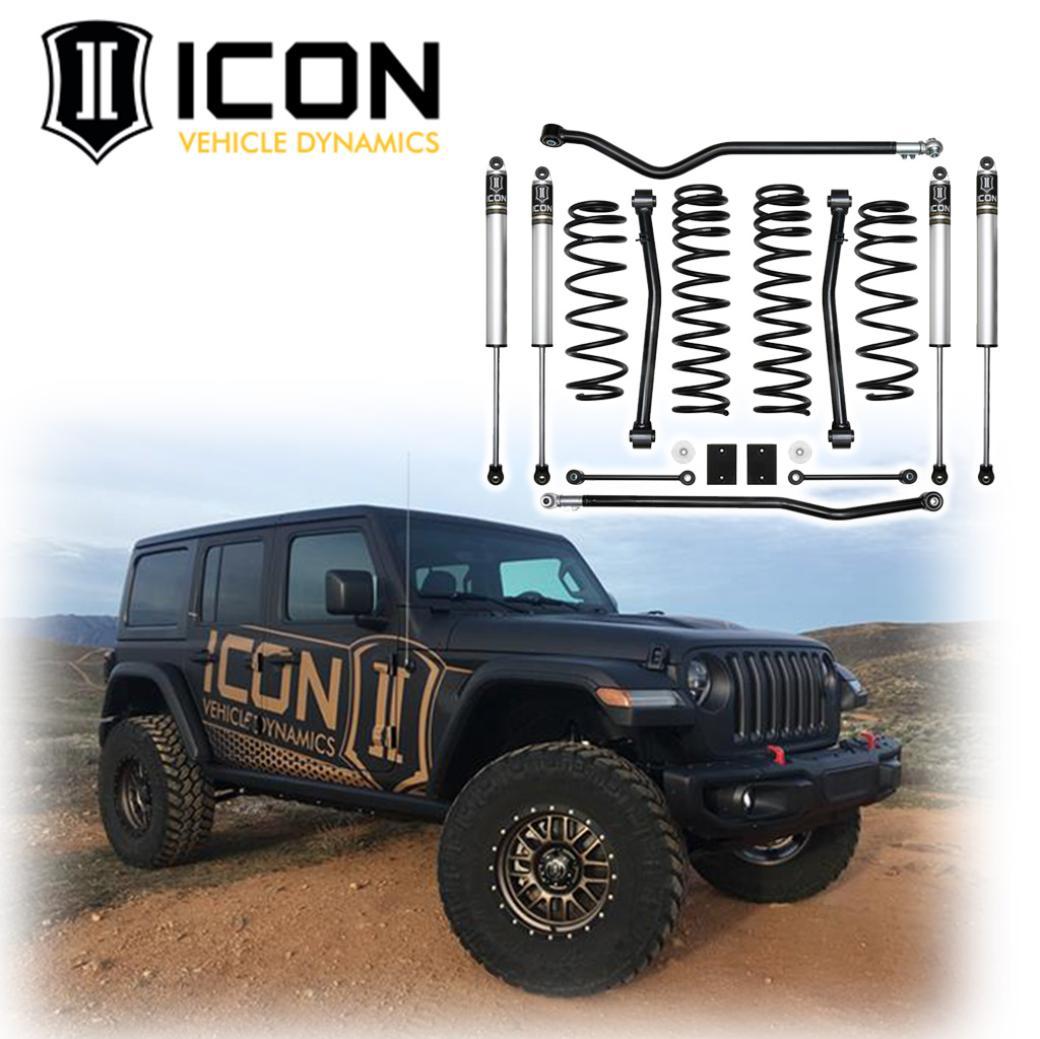 【ICON VEHICLE DYNAMICS(アイコン ビークル ダイナミクス)正規品】2.5インチ ステージ3 サスペンションキット/サスキットJeep Wrangler ジープ ラングラー JL2018年〜