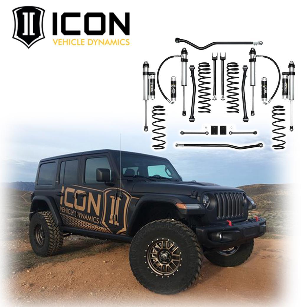 【ICON VEHICLE DYNAMICS(アイコン ビークル ダイナミクス)正規品】2.5インチ ステージ6 サスペンションキット/サスキットJeep Wrangler ジープ ラングラー JL2018年～