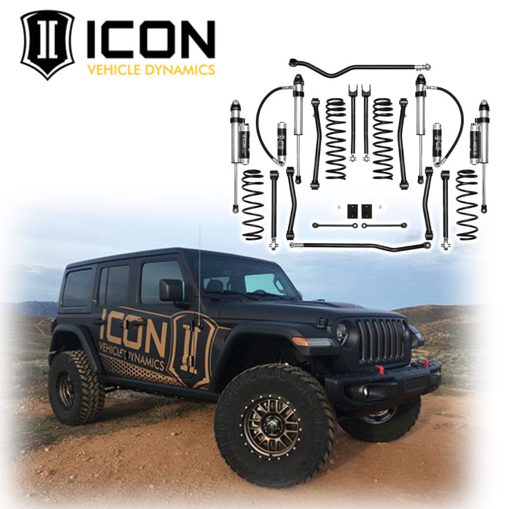 【ICON VEHICLE DYNAMICS(アイコン ビークル ダイナミクス)正規品】2.5インチ ステージ8 サスペンションキット/サスキットJeep Wrangler ジープ ラングラー JL2018年～