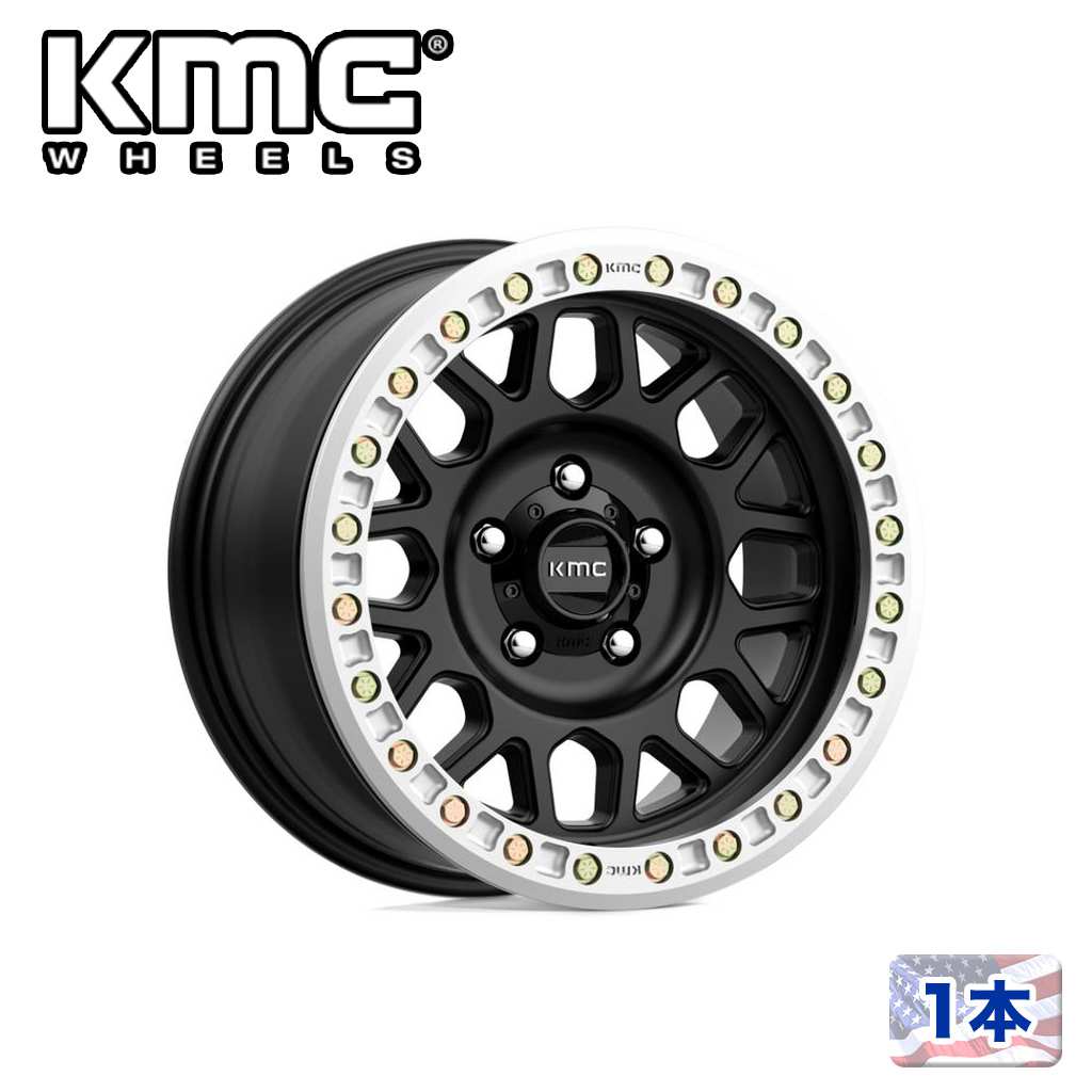 樂天商城 - 【KMC（ケーエムシー）日本販売代理店】20インチアルミホイール 1本汎用 KM234 GRENADE DESERT BEADLOCK SATIN BLACK20×9J 8H 165.1 -12 CB125.1
