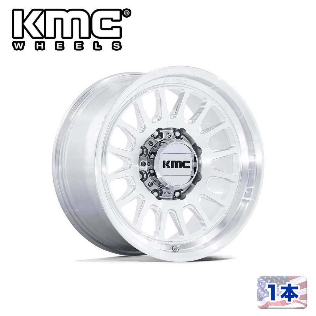 乐天商城 - 【KMC 正規品】18インチホイール 1本KM452 IMPACT FORGED MONOBLOCK 18×9 8H 170 +18 CB125.1RAW MACHINED汎用/KM452DX18908718
