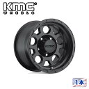 【KMC（ケーエムシー）日本販売代理店】16インチアルミホイール 1本汎用 KM522 ENDURO MATTE BLACK16×8J 5H 114.3 ±0 CB83.7