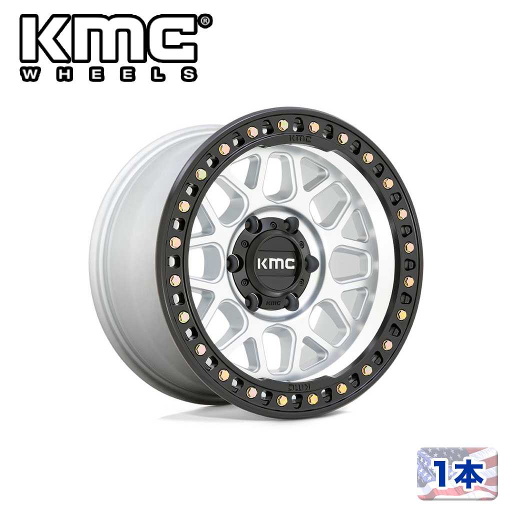 樂天商城 - 【KMC（ケーエムシー）日本販売代理店】18インチアルミホイール 1本汎用 KM549 GRS MACHINED W/ SATIN BLACK LIP18×9J 8H 170 +18 CB125.1