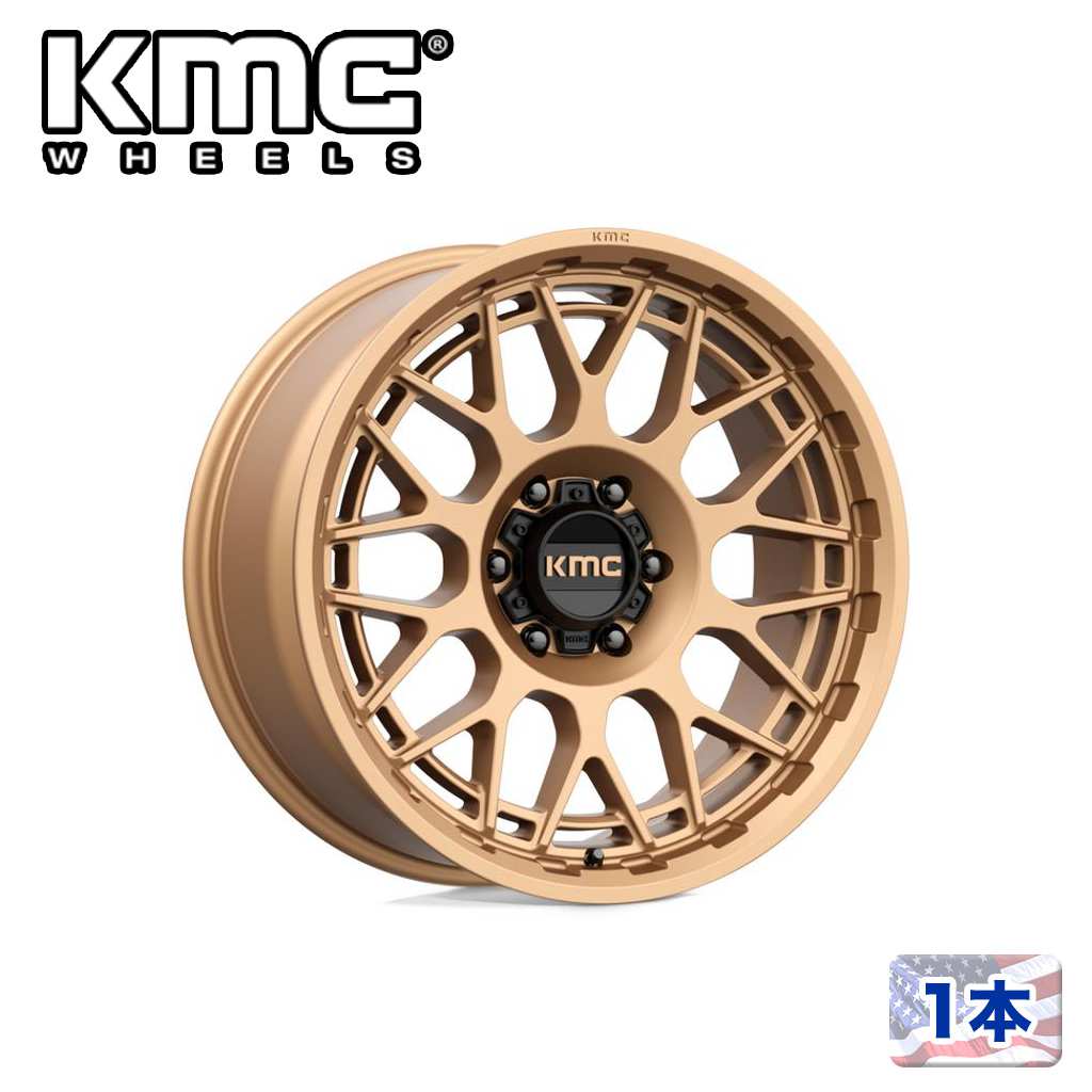 樂天商城 - 【KMC（ケーエムシー）日本販売代理店】20インチアルミホイール 1本汎用 KM722 TECHNIC MATTE BRONZE20×9J 6H 139.7 ±0 CB106.1