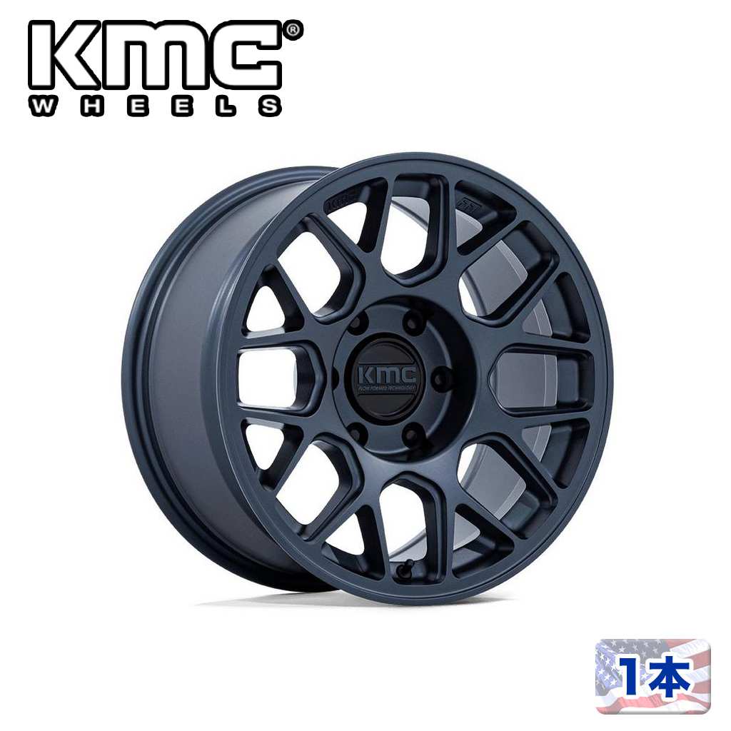 17インチホイール 1本KM730 HATCHET 17×8.5 6H 139.7 -10 CB106.1METALLIC BLUE/メタリックブルー汎用/KM730LX17856810N