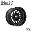 【KMC（ケーエムシー）日本販売代理店】17インチアルミホイール 4本汎用 KM725 TERRA SATIN BLACK17×9J 6H 139.7 -38 CB106.1