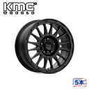 【KMC（ケーエムシー）日本販売代理店】16インチアルミホイール 5本汎用 KM542 IMPACT SATIN BLACK16×8J 5H 150 ±0 CB110.1