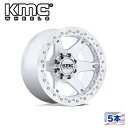 【KMC(ケーエムシー)日本販売代理店】20インチアルミホイール5本KM238 VI BEADLOCK20×10J 8H 165.1 -48 CB125.1MACHINED 汎用(2)