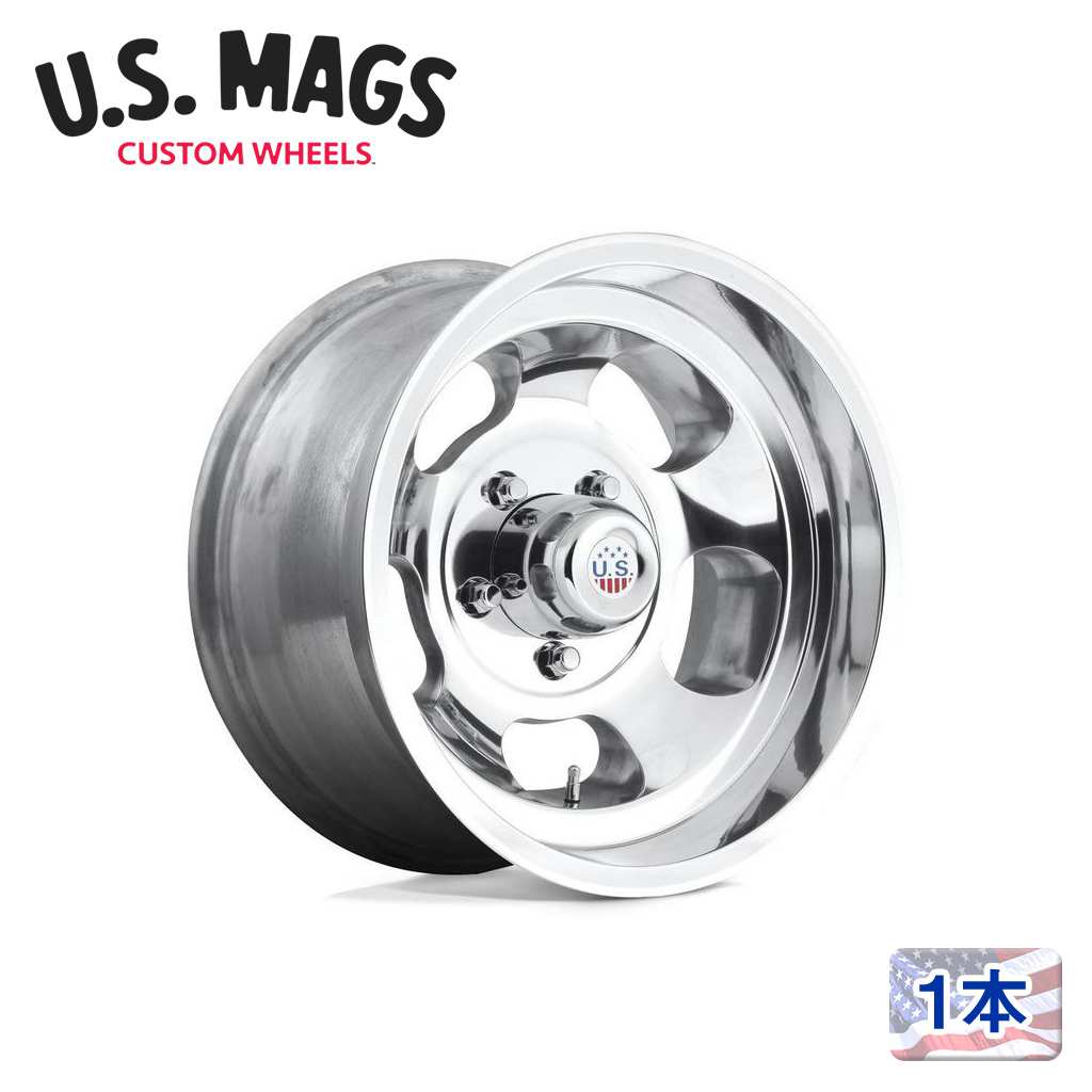乐天商城 - 【 US MAGS 正規品】15インチ アルミホイール 1本U101 INDY 15×7 5H 101.6 -5 CB63.36HIGH LUSTER POLISHED(ハイラスターポリッシュ) 汎用