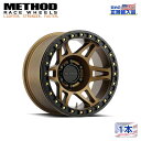 【Method Race Wheels(メソッドレース)正規代理店】17インチアルミホイール 1本MR106 Beadlock 17×9J 8H165.1 -44 CB130.81汎用