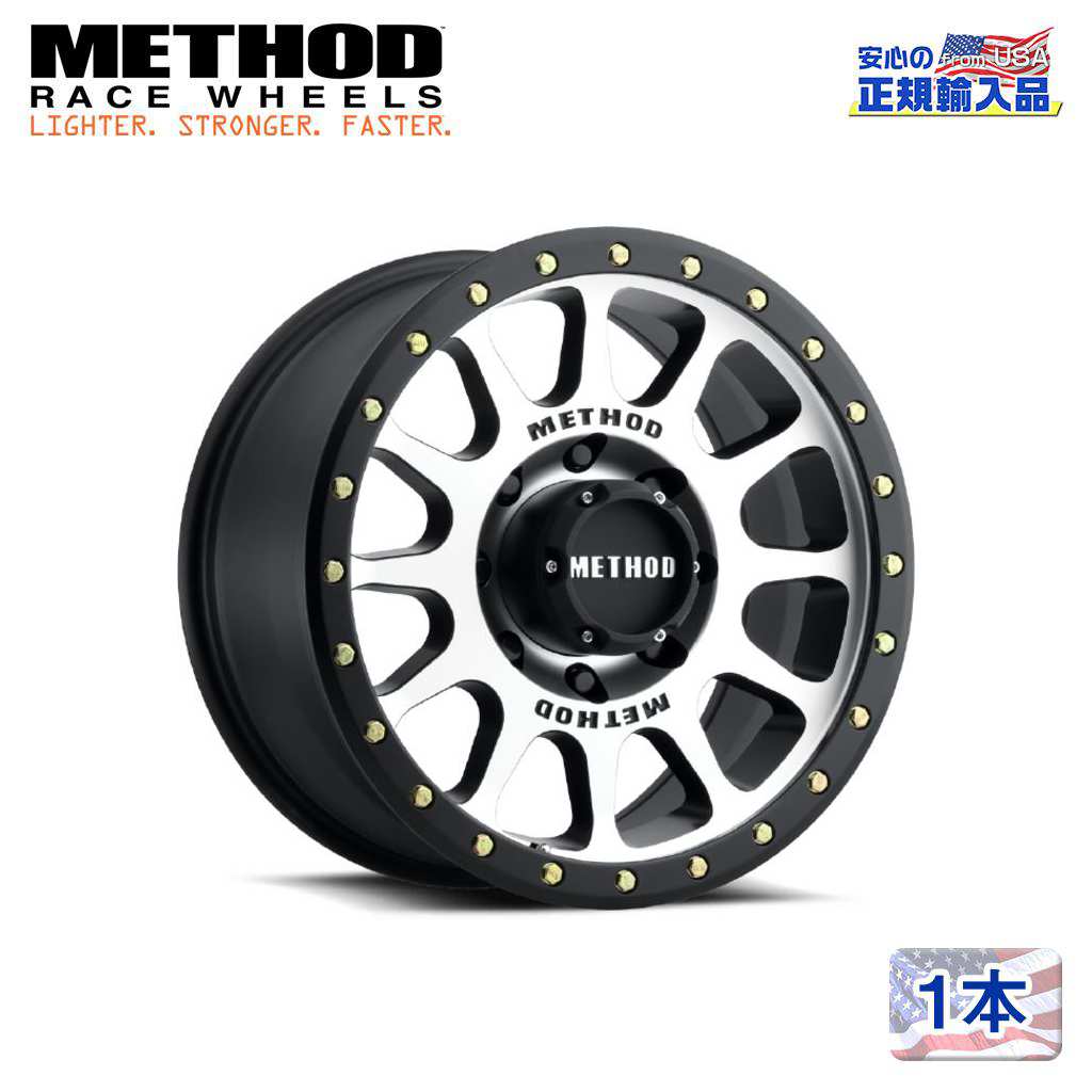 樂天商城 - 【Method Race Wheels(メソッドレース)正規代理店】18インチアルミホイール 1本MR305 NV 18×9J 6H139.7 -12 CB108汎用