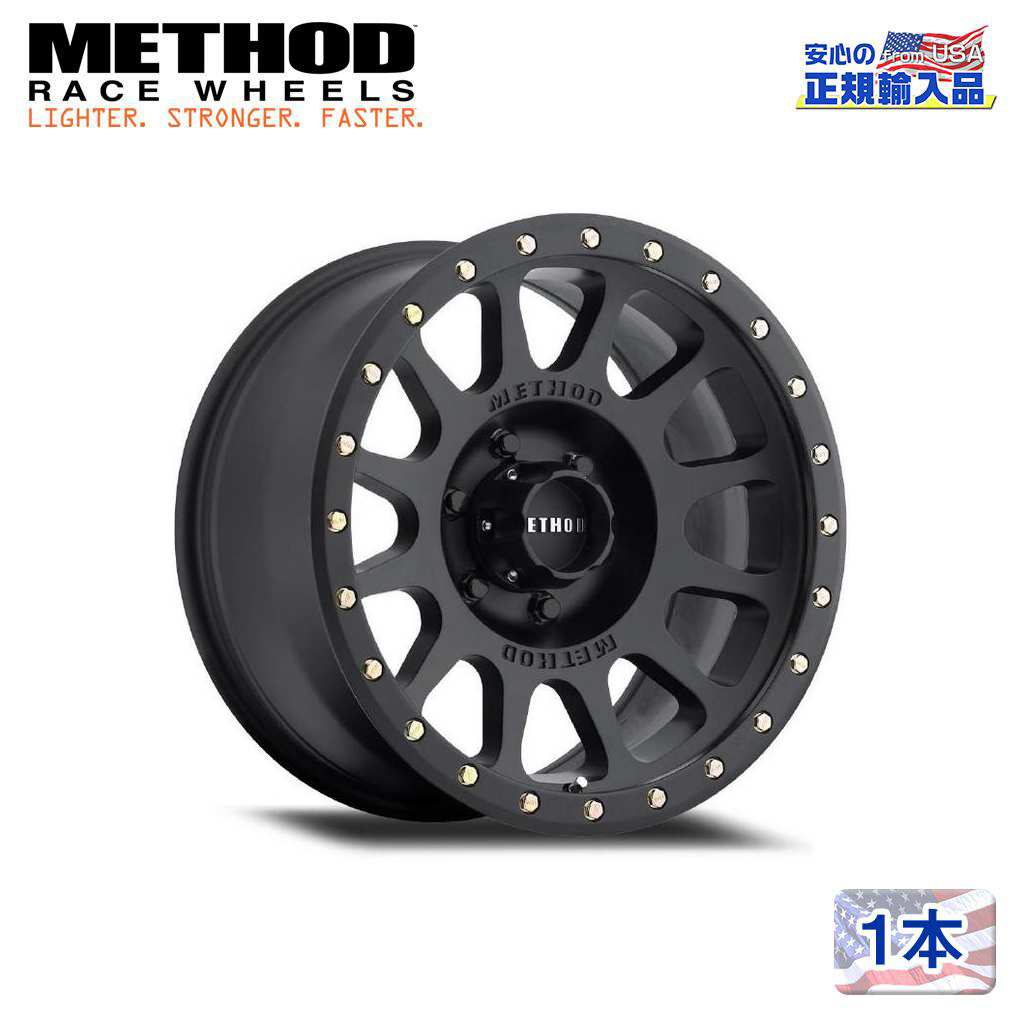 乐天商城 - 【Method Race Wheels(メソッドレース)正規代理店】18インチアルミホイール 1本MR305 NV 18×9J 8H165.1 -12 CB130.81汎用