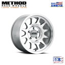 【Method Race Wheels 正規品】17インチアルミホイール 1本MR703 Bead Grip マシンド/クリアコート17×8.5J 5H 127...