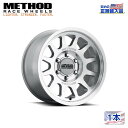 【Method Race Wheels (メソッドレース) 正規代理店】17インチアルミホイール 1本MR703 Bead Grip マシーンド/クリアコート1...
