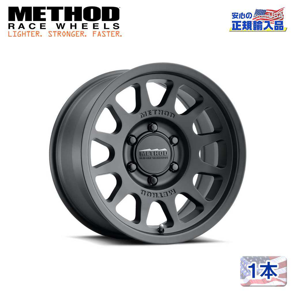 樂天商城 - 【Method Race Wheels 正規品】18インチアルミホイール 1本MR703 HD Bead Grip マットブラック18×9J 6H 139.7 +40 CB95.25