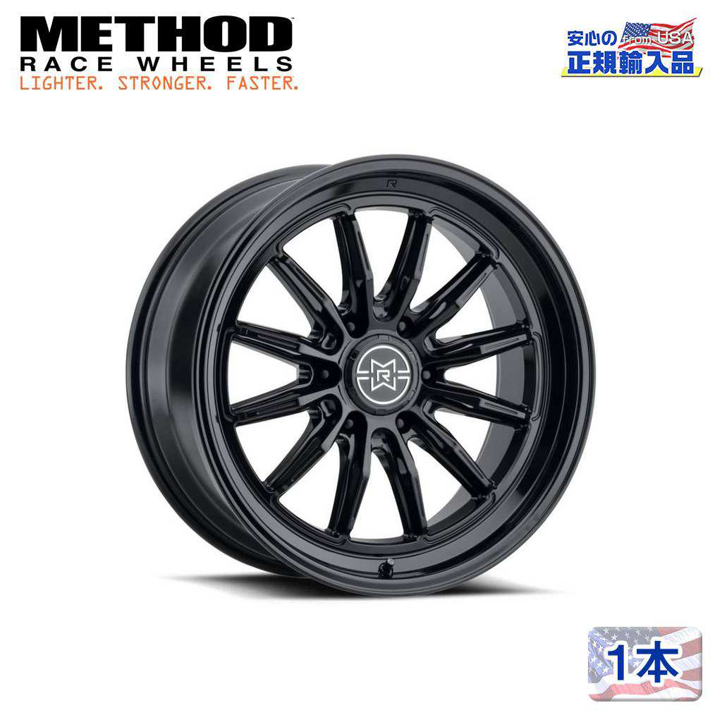 Rakuten - 【Method Race Wheels (メソッドレース) 正規代理店】20インチアルミホイール 1本MR803 グロスブラック20×12 8H165.1 -40 CB121.3 汎用
