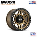 【Method Race Wheels(メソッドレース)正規代理店】17インチアルミホイール 4本セットMR312 17×9J 5H127 -12 CB71.5汎用