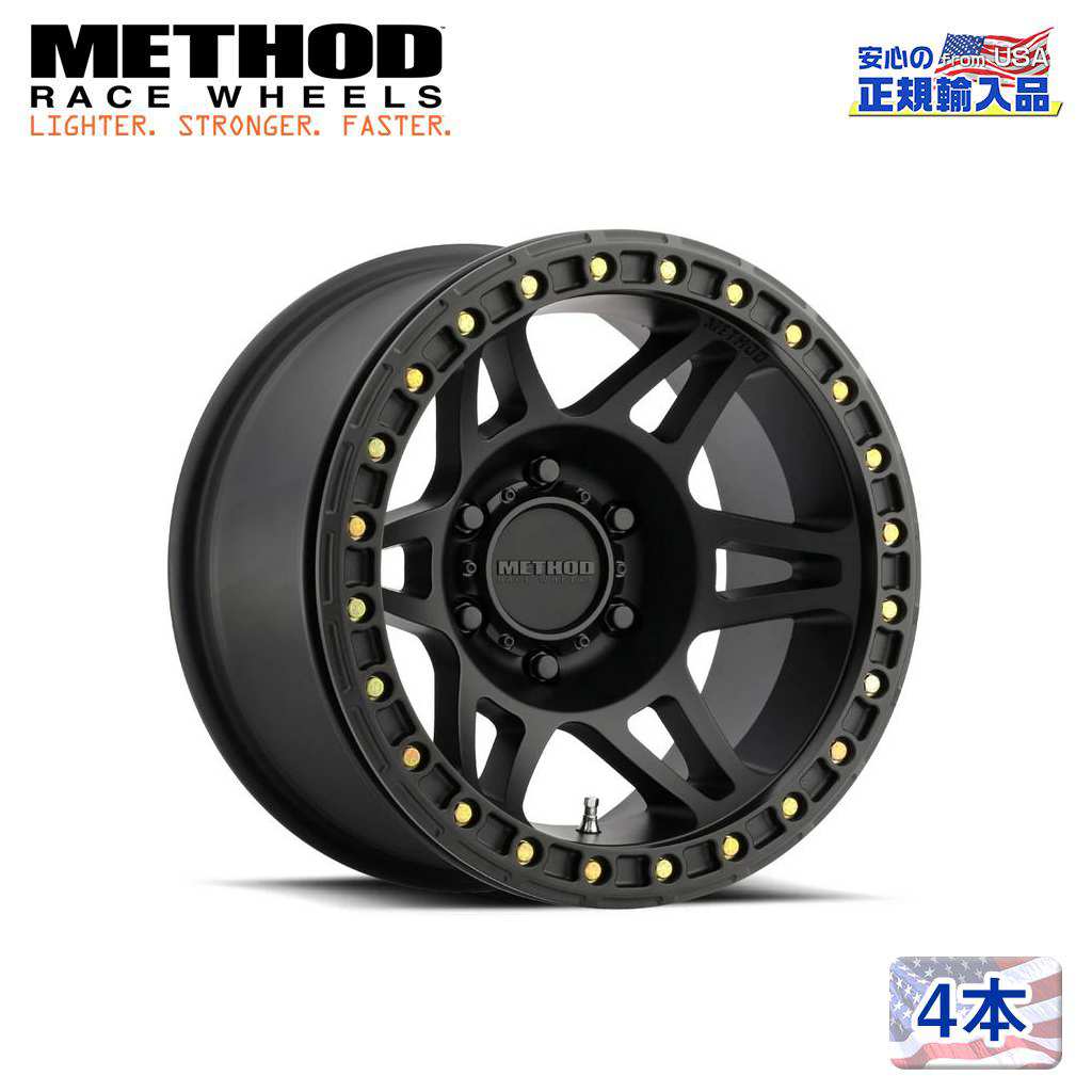 Method Race Wheels(᥽åɥ졼)Ź17ߥۥ 4ܥåMR106 Beadlock 179J 5H127 -44 CB71.5