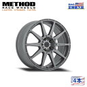 【Method Race Wheels(メソッドレース)正規代理店】17インチアルミホイール 4本セットMR501 RALLY 17×8J 5H114.3 42 CB67.1汎用