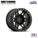 【Method Race Wheels(メソッドレース)正規代理店】17インチアルミホイール 5本セットMR106 Beadlock 17×9J 6H139.7 -44 CB108汎用