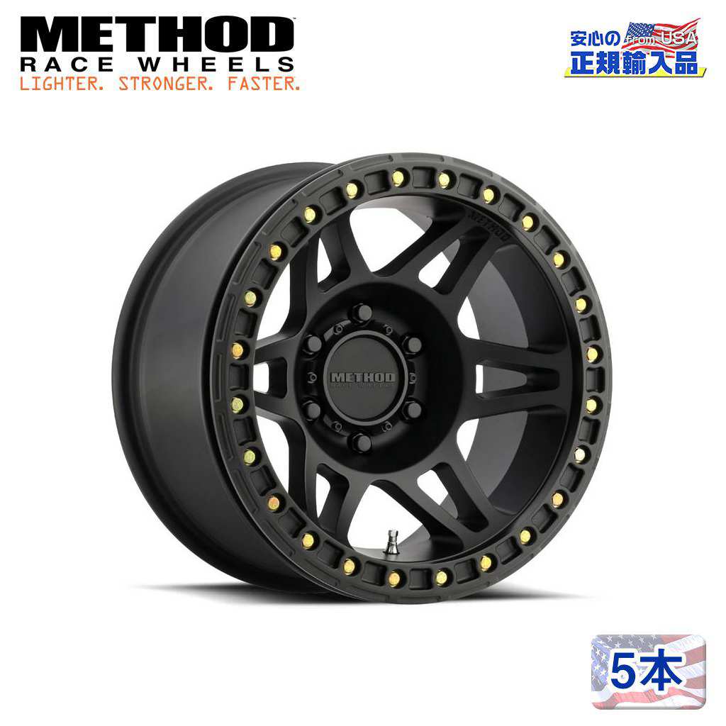 Method Race Wheels(᥽åɥ졼)Ź17ߥۥ 5ܥåMR106 Beadlock 179J 8H165.1 -44 CB130.81