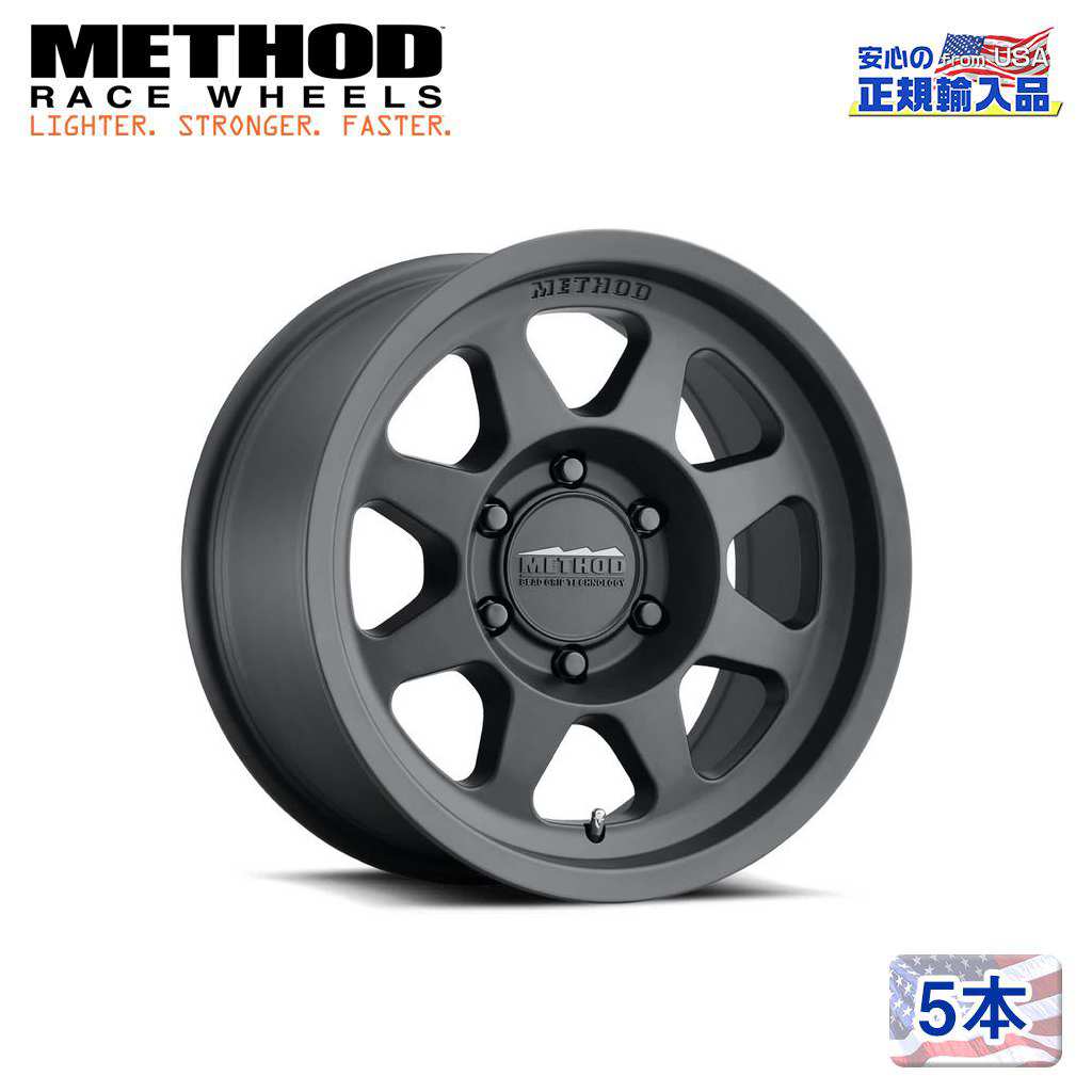 【Method Race Wheels(メソッドレース)正規代理店】17インチアルミホイール 5本セットMR701 17×8.5J 6H135 ±0 CB87汎用