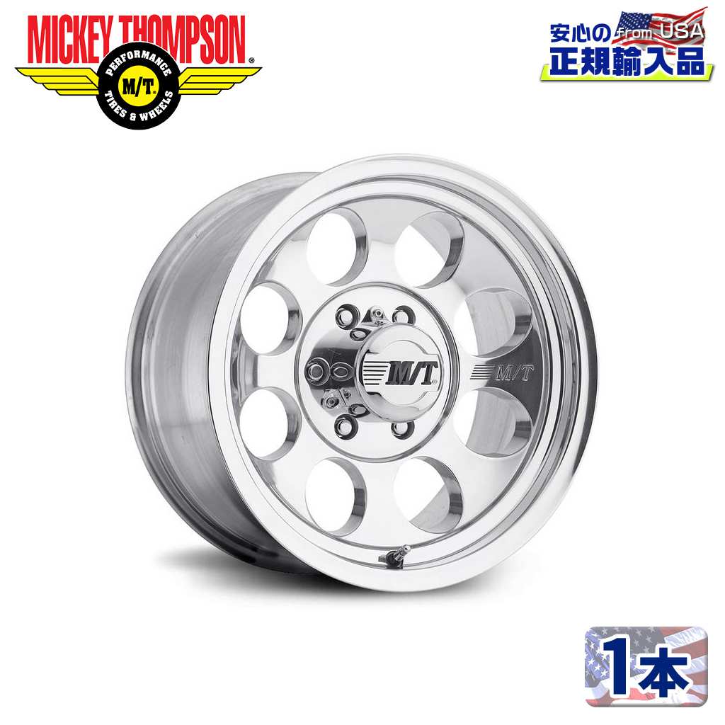 【MICKEY THOMPSON (ミッキートンプソン) 日本正規輸入総代理店】15インチアルミホイール 1本CLASSIC III 15×12J 5H139.7 -73 CB106.5汎用