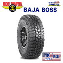 【MICKEY THOMPSON (ミッキートンプソン) 日本正規輸入総代理店】 タイヤ 5本BAJA BOSS (バハボス)サイズ：35X12.50R18LT 118Qブラックレター ラジアル マッドテレーン