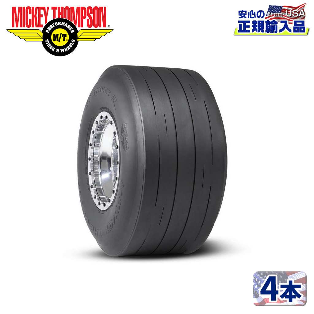 Rakuten - 【MICKEY THOMPSON (ミッキートンプソン) 日本正規輸入総代理店】ET STREET R BIAS 17インチタイヤ 4本28X11.50-17LTバイアス汎用