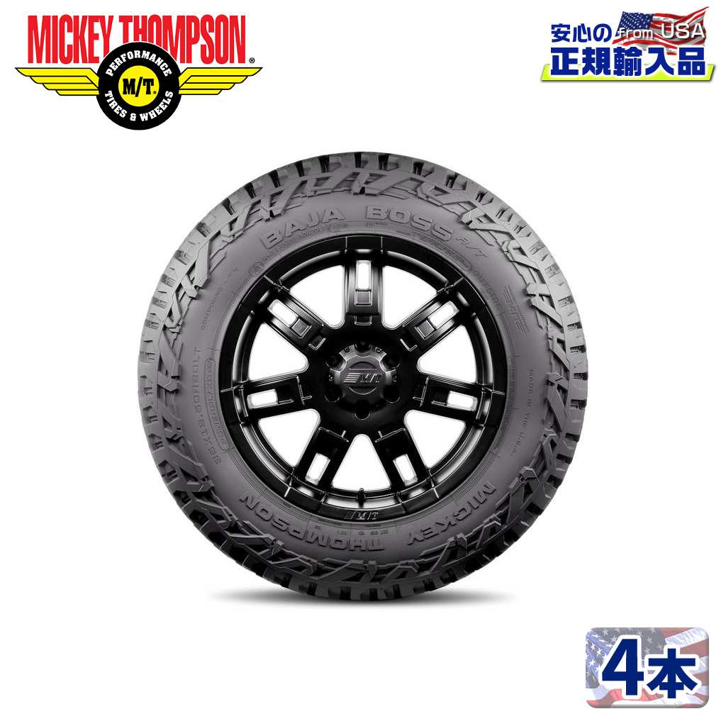 BAJA BOSS A/T 18インチタイヤ 4本LT305/60R18ブラックレター ラジアル AT汎用