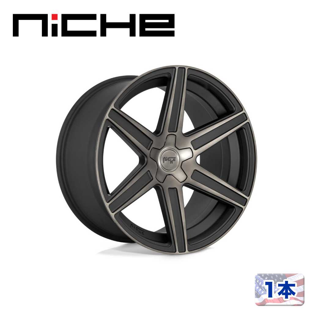 樂天商城 - 【NICHE（ニッチェ）日本総代理店】20インチアルミホイール 1本汎用 M236 CARINA マットマシーンW/ダークティント20×10.5J 5H 112 +40 CB66.56