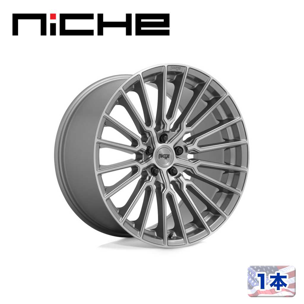 Rakuten - 【NICHE（ニッチェ）日本総代理店】20インチアルミホイール 1本汎用 M251 PREMIO プラチナム20×10.5J 5H 112 +40 CB66.56