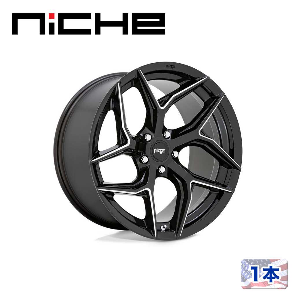 樂天商城 - 【NICHE（ニッチェ）日本総代理店】20インチアルミホイール 1本汎用 M266 TORSION グロスブラックミルド20×10.5J 5H 114.3 +40 CB72.56