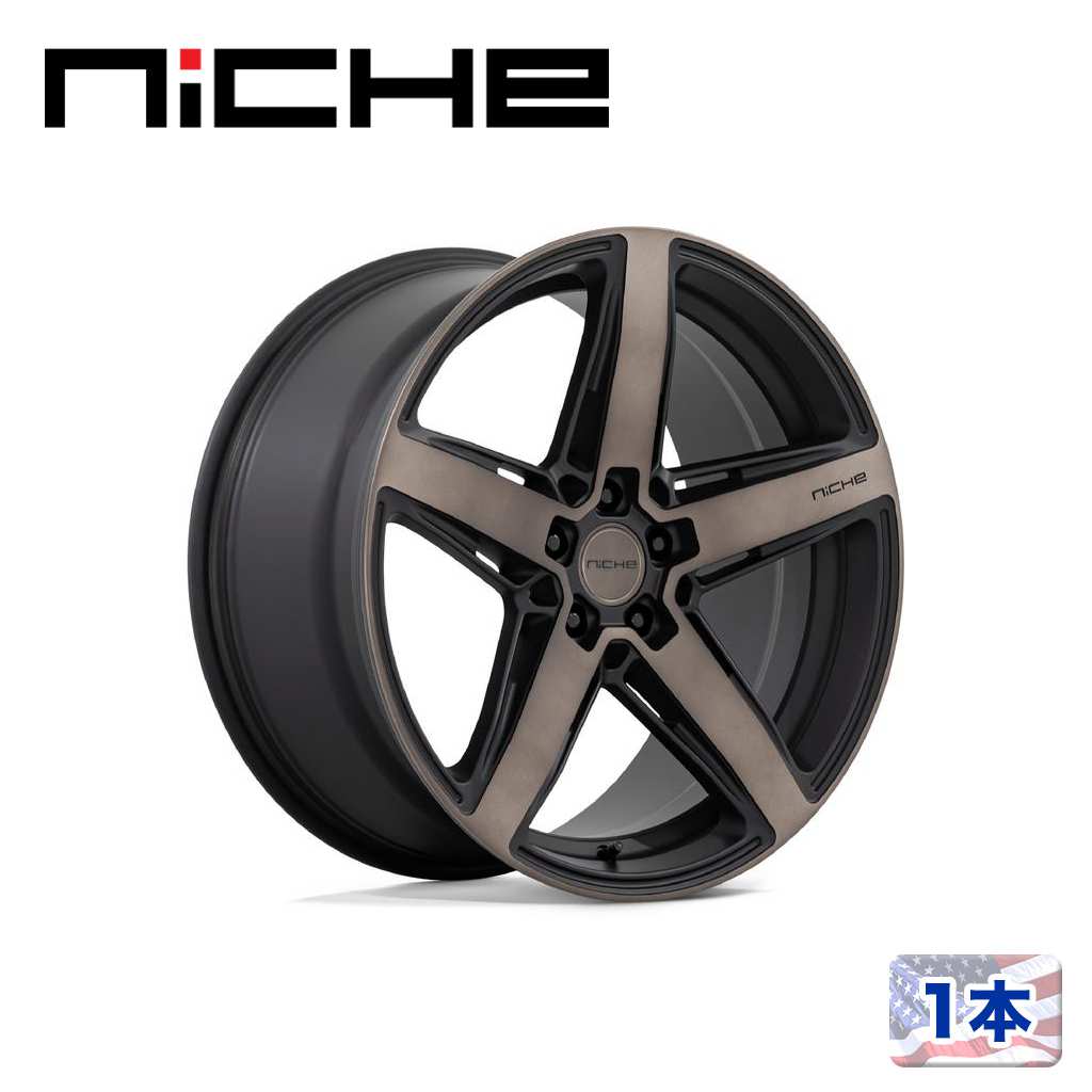 Rakuten - 【NICHE（ニッチェ）日本総代理店】20インチアルミホイール 1本汎用 M271 TERAMO マットブラックW/ダブルダークティント20×11J 5H 115 +20 CB71.5