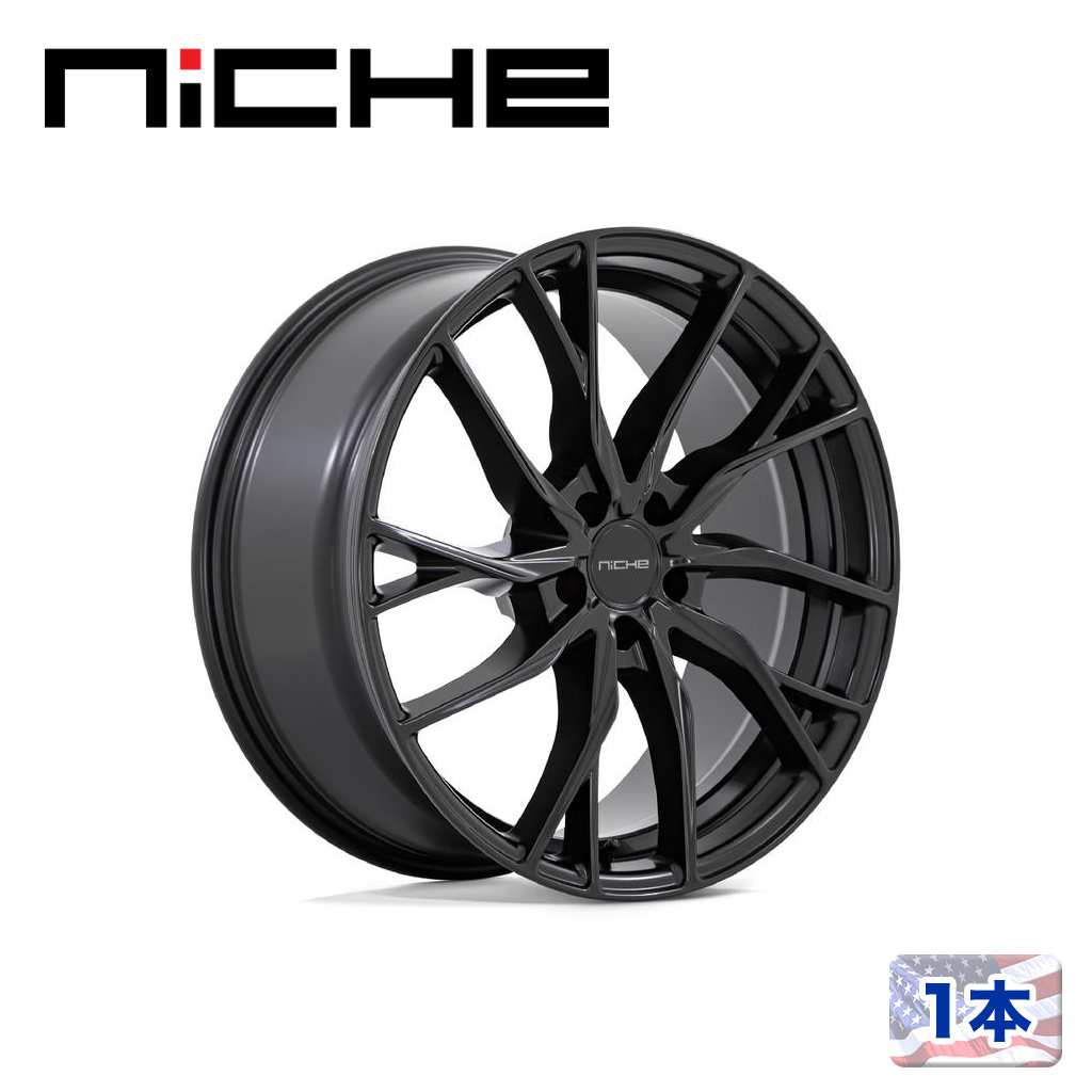 樂天商城 - 【NICHE（ニッチェ）日本総代理店】20インチアルミホイール 1本汎用 M272 NOVARA マットブラック20×9J 5H 112 +25 CB66.56