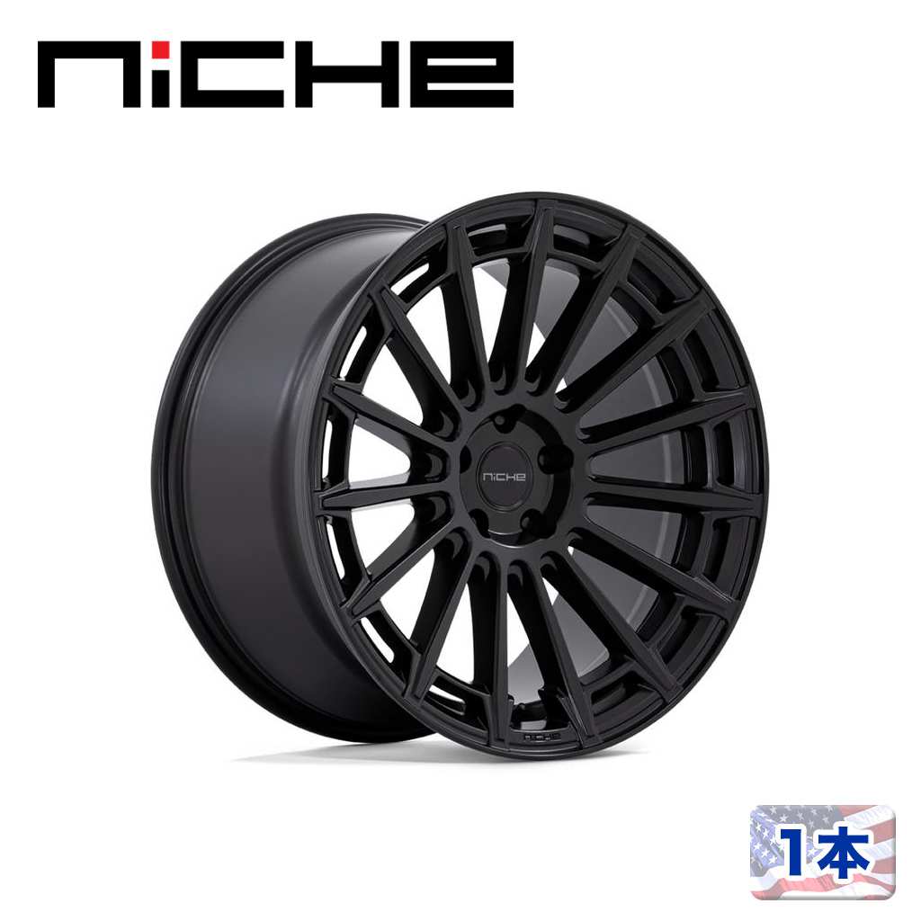 樂天商城 - 【NICHE（ニッチェ）日本総代理店】20インチアルミホイール 1本汎用 M274 AMALFI マットブラック20×10.5J 5H 112 +40 CB66.56