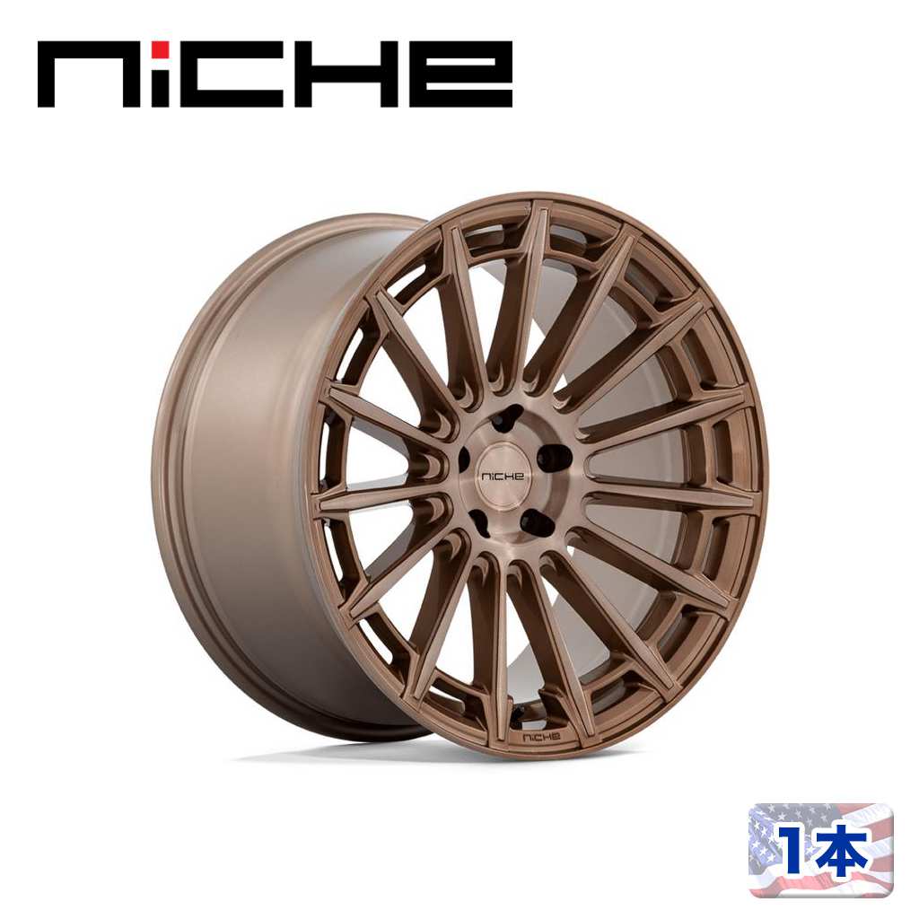 樂天商城 - 【NICHE（ニッチェ）日本総代理店】20インチアルミホイール 1本汎用 M275 AMALFI プラチナムブロンズ20×9J 5H 114.3 +35 CB72.56