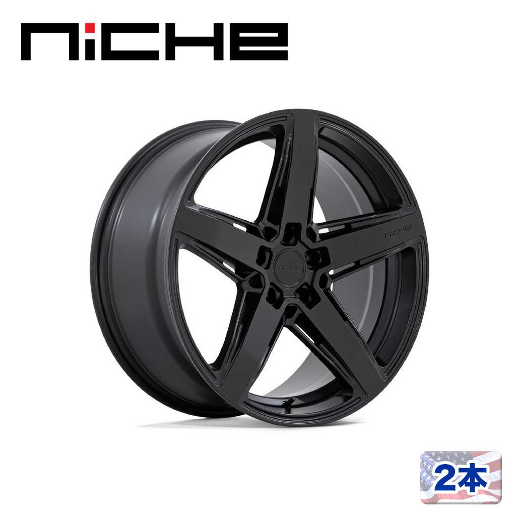 【NICHE（ニッチェ）日本総代理店】18インチアルミホイール 2本汎用 M269 TERAMO マットブラック18×8J 5H 120 +30 CB72.56