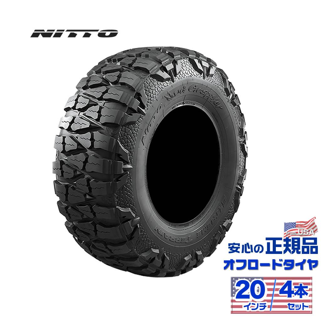 ��NITTO(�˥åȡ�)�����ʡ�20����������� 4��MUD GRAPPLER33��12.50 R20 E 114Q�饸���� �֥�å��쥿��...