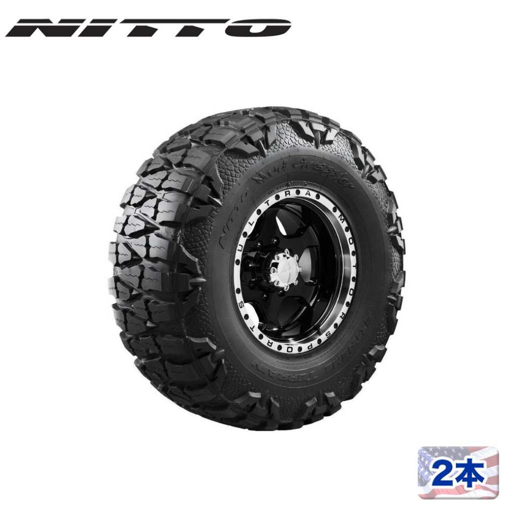 樂天商城 - 【NITTO TIRE(ニットータイヤ)正規品】18インチタイヤ 2本セットMud Grappler Extreme Mud Terrain 33×12.50R18ラジアルタイヤ ブラックレターMT M/T マッドテレーン 汎用