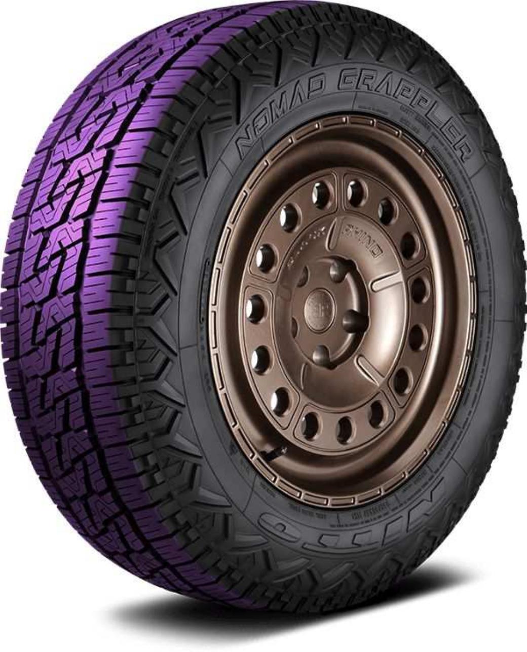 DOLONCO(ドロンコ)の【NITTO TIRE(ニットータイヤ)正規品】17インチタイヤ 2本セットNOMAD GRAPPLER 235/65R17ラジアルタイヤ ブラックレタークロスオーバーテレーン 汎用｜アングル3