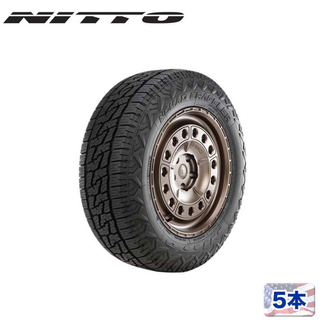樂天商城 - 【NITTO TIRE(ニットータイヤ)正規品】20インチタイヤ 5本セットNOMAD GRAPPLER 265/50R20ラジアルタイヤ ブラックレタークロスオーバーテレーン 汎用