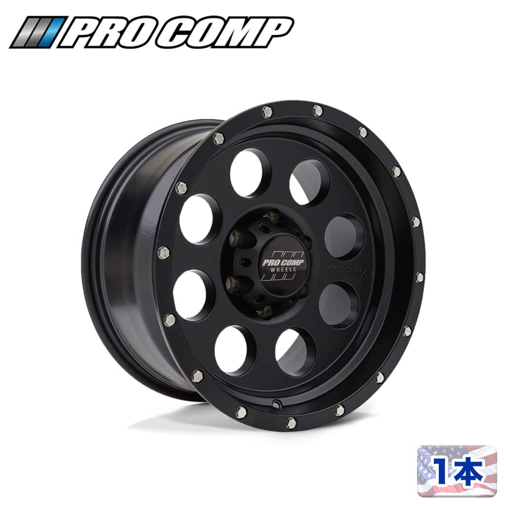 プロコンプ　アルミホイール　レンコンホイール　１６インチ　8J　ET-11 Vintage Series 69 16x8 5x5.5 4BS -12mm Off Set Polished - Pro Comp