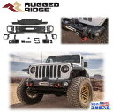 【RUGGED RIDGE(ラギッドリッジ)正規輸入品】ARCUS フロントバンパー オーバーライドバー無しJeep GLADIATOR ジープ グラディエーター JT クルーキャブ 5フィートベッド用 2020年～現行Jeep Wrangler ジープ ラングラー JL 2018年～