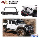 【RUGGED RIDGE(ラギッドリッジ)正規輸入品】ARCUS フロントバンパー オーバーライドバー付きJeep GLADIATOR ジープ グラディエーター JT クルーキャブ 5フィートベッド用 2020年～現行Jeep Wrangler ジープ ラングラー JL 2018年～