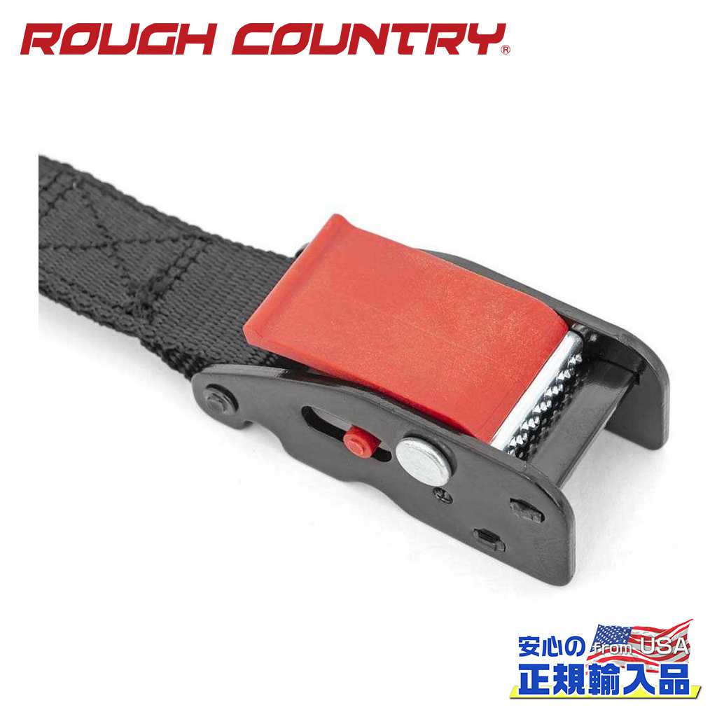乐天商城 - 【ROUGH COUNTRY(ラフカントリー)正規代理店】タイダウンストラップ 幅 2.54cm汎用