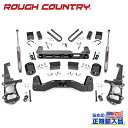 【ROUGH COUNTRY(ラフカントリー)正規輸入総代理店】4インチリフトアップキット/サスキットスペーサー/プレミアムN3ショック付き 20インチ以上のホイールのみに適合Ford フォード F150 RWD 2021年～2023年